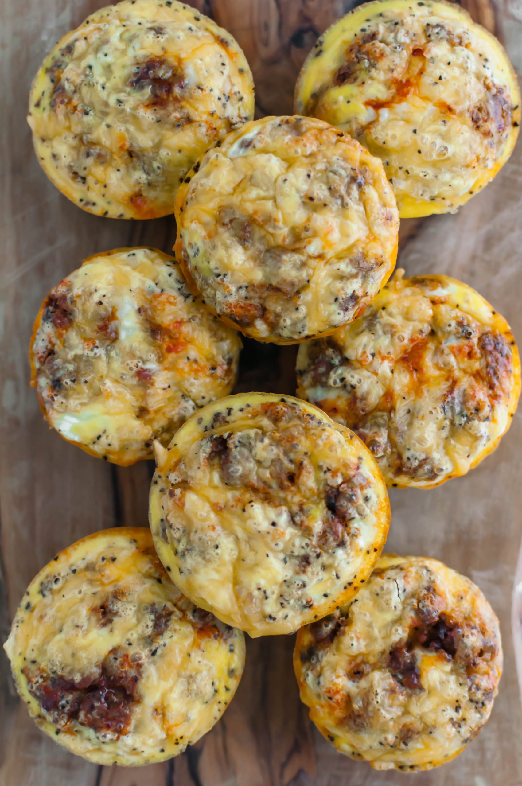 With back to school on the horizon, let's start gathering all the easy breakfast ideas. One of our favorites are these Egg Muffins with Chorizo and Cheddar Cheese. Great for making ahead and freezable too.