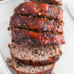 Crispy on the outside and juicy on the inside, this Air Fryer Meatloaf is simple and quick enough for a weeknight meal. Slathered with a delicious glaze to put it over the top.