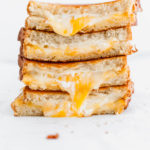 Get ready for the cheesiest grilled cheese of your life. This 4 Cheese Grilled Cheese is packed with a few favorites and a few surprises to make the ultimate sandwich.