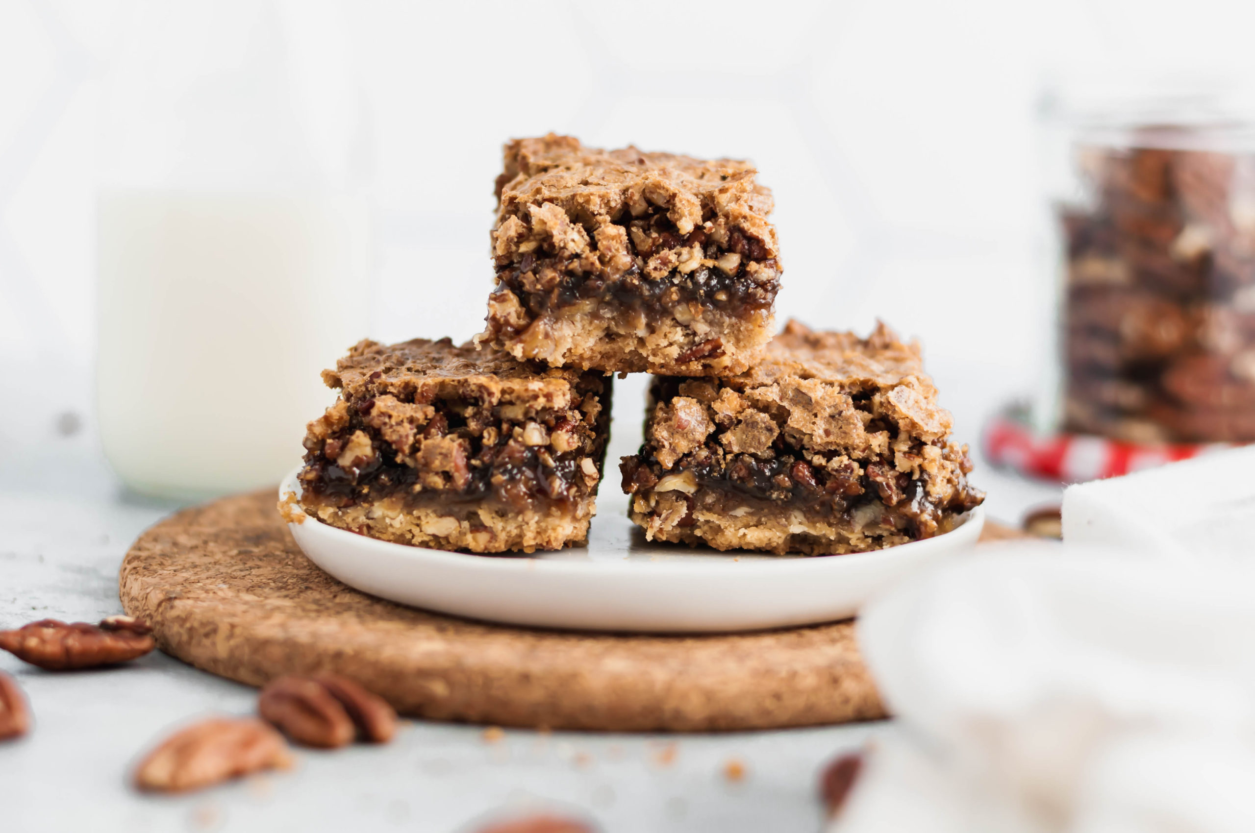 Double pecan pie shortbread bars meg s everyday indulgence