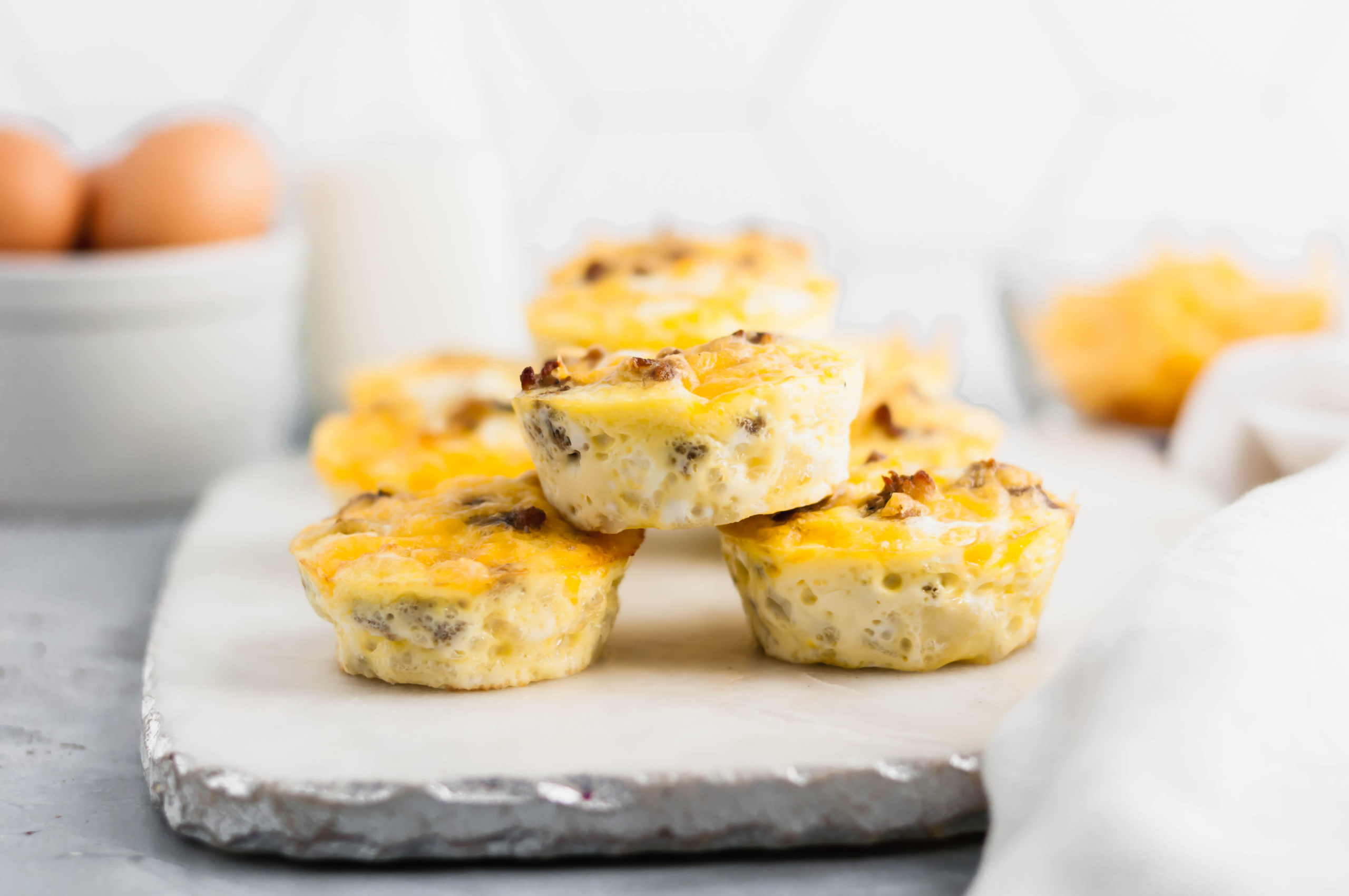 Individual Breakfast Casserole Bites 