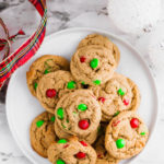 The classic peanut butter and chocolate combination is featured in these delicious Peanut Butter M&M Cookies. Perfect for all your holiday baking.