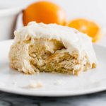 These Homemade Orange Rolls are bursting with fresh, sweet orange flavor. Get ready for tender dough, orange filling and orange scented cream cheese frosting.