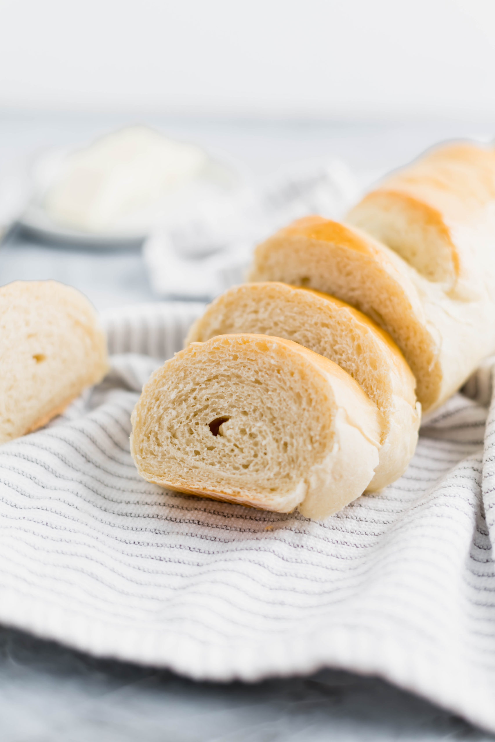 Don't be intimated by homemade bread. This Easy French Bread is super simple and yields two beautifully delicious loaves.