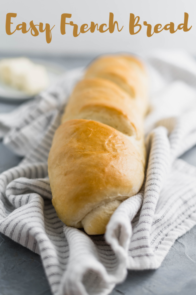 Don't be intimated by homemade bread. This Easy French Bread is super simple and yields two beautifully delicious loaves.