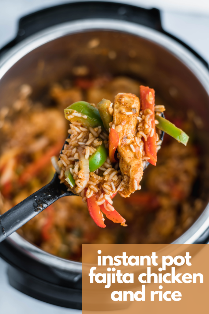 Need an easy, flavorful dinner with little effort? This Instant Pot Fajita Chicken and Rice is a meal in one pot that everyone will love.