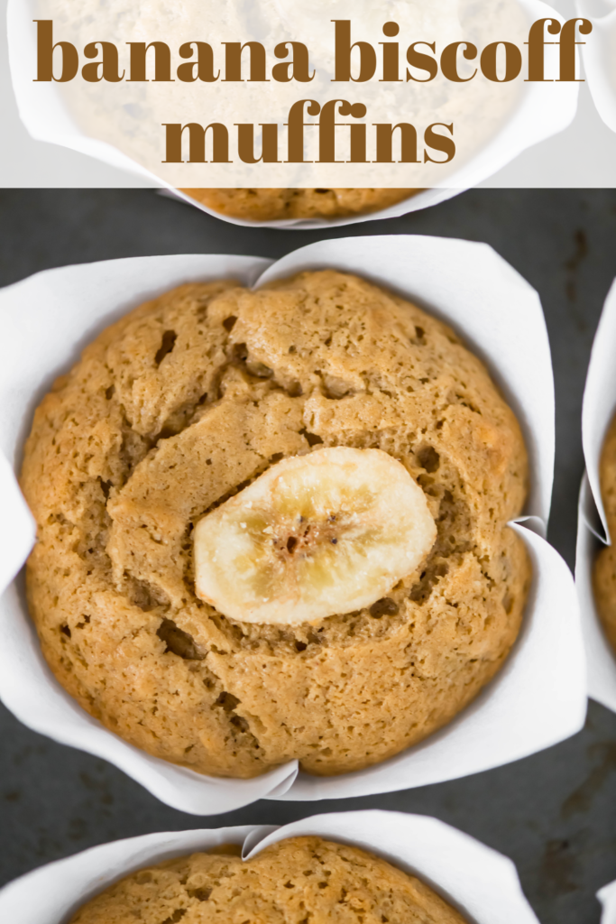 The combination of flavors in these Banana Biscoff Muffins will totally blow your mind. Sweet bananas and cinnamon cookie vibes will quickly become a new favorite.