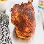 Kick off summer right with this incredible Beer Can Turkey Breast. Spiced with my favorite BBQ Rub, it turns out perfeclty moist and juicy on the grill.