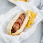 Your air fryer will become your best friend after you try these Bacon Wrapped Air Fryer Hot Dogs. They are a quick, easy and delicious dinner the whole family will get behind.